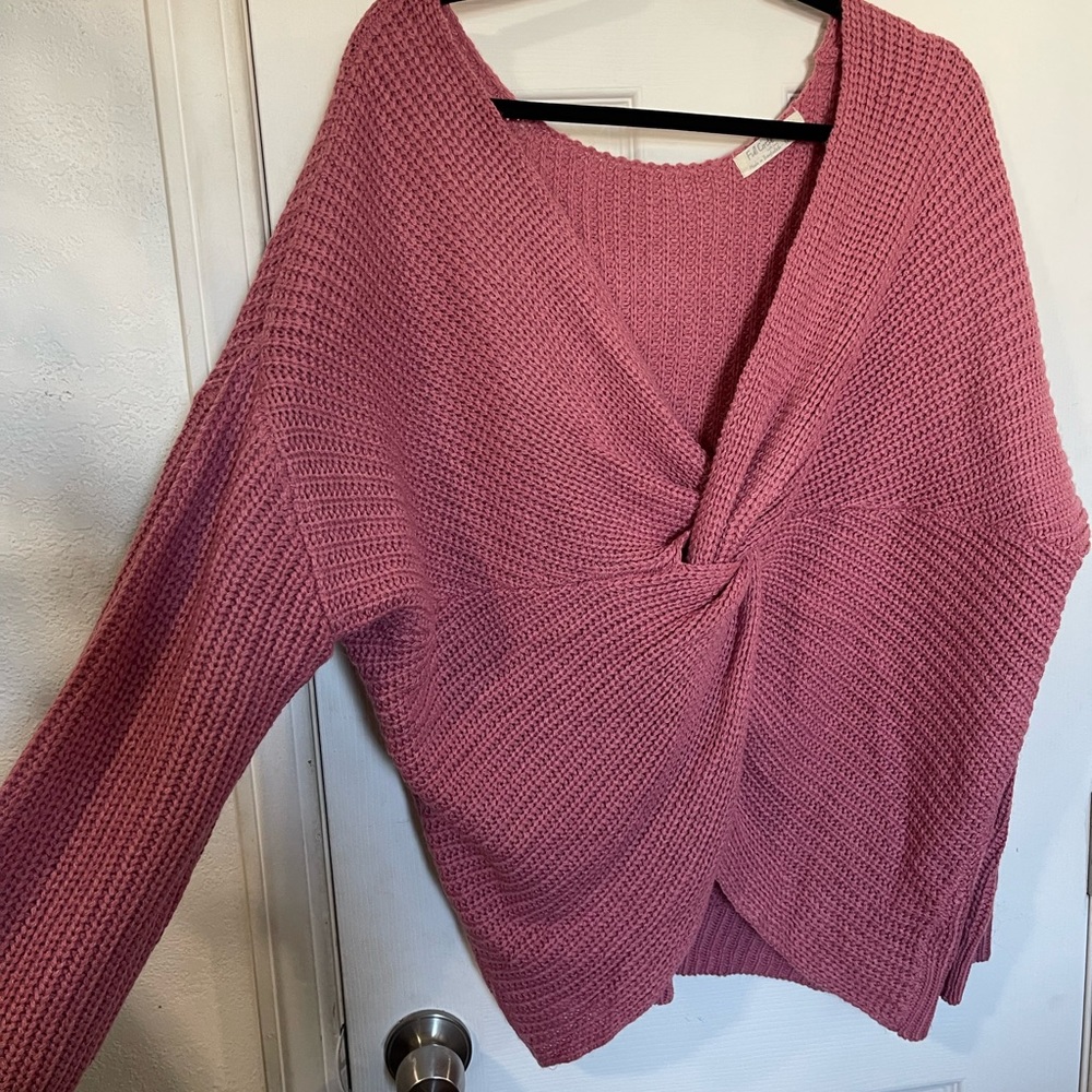 Mauve Knit Top